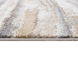 Watercolor Abstract Stripe Woven Area Rug B03597963