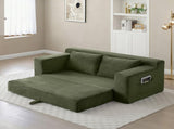 Memory Foam Cloud Loveseat Sofa, 2 in 1 Convertible Folding Couch Bed, No Assembly Compressed W2677P395126