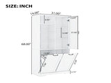 Bathroom Storage Cabinet with Doors and Drawers, Tilt-Out Laundry Hamper, Multiple Storage Space, 81413767