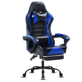 Gaming Computer Chair with Wheels, Adjustable Height Pu Leather Gamer Chair Office Desk 00390167