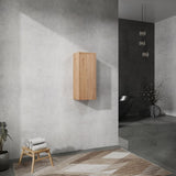 12" Bathroom Side Cabinet,Soft Close Doors,Float Mounting Design, W999P196498