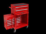 High Capacity Rolling Tool Chest with Wheels and Drawers, 8-Drawer Tool Storage Cabinet--RED 06372570