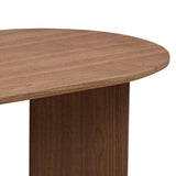 Length 39.37 Inch Modern Coffee Table,MDF Oval Coffee Table for Living Room,Small Coffee Table with W2582P217993