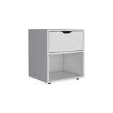 Aberdeeen 19.7-Inch High Nightstand End Table with Open Shelf B070P173171