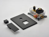 Matte Black Set System Bathroom Luxury Rain Mixer Combo Set Ceiling Mounted Rainfall 50468711