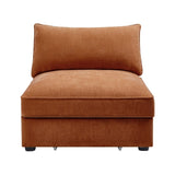 Armless sofa Velvet-Orange W3041P293509