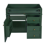 36'' Bathroom Vanity without Top Sink, Modern Bathroom Storage Cabinet with 2 Drawers and a Tip-out N710P186084F