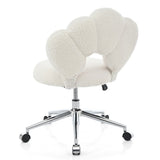 360&degSwivel Height Adjustable,Swivel Chair,Teddy fabric,home office chair W680P143486