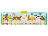 Kids Piano Play Mat with Animal Sounds - 10 Music Keys, Foldable for Outdoor Use, Soft & Easy to 42199528