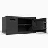 Steel Security Safe and Lock Box with Electronic Keypad - Secure Cash, Jewelry, ID Documents, W396P278364