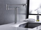 Pot Filler Faucet Brushed Nickel Finish with Extension Shank 19659459