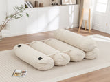 Adjustable Floor Sofa, Corduroy Lazy Sofa with Adjustable Straps for Versatile Configurations, W1170P365603