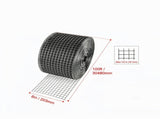 8" x 100ft Solar Panel Bird Guard Kit, Rust-Proof PVC Coated Critter Guard Mesh with 100pcs Aluminum 25384416