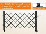 Foldable Security Gate, Expandable Safety Barrier with 360&deg Swivel Casters Lockable Design, 21487063