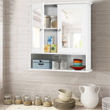 White bathroom cabinet with mirror 16483576