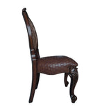 Brown and Cherry Oval Back Side Chairs B062P185714