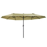 ZNTS Outdoor beach umbrella/Double-Sided Market Umbrella （Prohibited by WalMart） 97689925