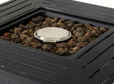 28-inch Iron Square Propane Fire Pit Table W3131P277175