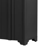 Sophisticated 4-Door Sideboard Adorned with Intricate Linear Accents and Luxurious N711P247438B