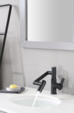 Bathroom Sink Faucet with Spray Function Temperature Display for Anti-Skid Switch Hot & Cold W121765120