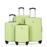 luggage 4-piece ABS lightweight suitcase with rotating wheels, 24 inch and 28 inch with TSA lock, W284P149249