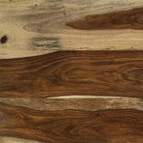 Natural and Black 3-Piece Nesting Table with Hairpin Legs B062P153893