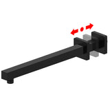 Male NPT Matte Black System, Faucet Set for Bathroom Fixtures with 12 Inch Rain T3177P277450