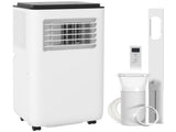 440 Sq.Ft White Portable Mobile AC, Dehumidifier Fan 24H Timer, Auto Sleep, Window Kit 16400877