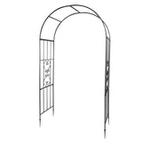 ZNTS Arc Roof Wrought Iron Arch Plant Climbing Frame 00152539