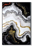 Luxury Crystal Pearl Oil Painting Wall Art Contemporary Hallway Decor Premium Canvas Mural for W3374P322234