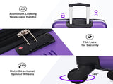Hardshell Luggage Sets 4 pcs Bag Spinner Suitcase with TSA Lock Lightweight-16"20"24"28" PP310249AAI