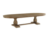 94.06 Inch Extendable Wooden Dining Table for 6 Persons,Long Expandable Curved Dining Table,Mid W2582P205311