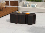 Puzzle Art Side Table, Modular Convex Edge MGO Table - Buy Singles or Combine for Custom Layouts, N770P347931A