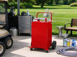 Fuel Caddy, 35 Gallon, Gas Storage Tank on 4 Wheels,Gasoline Diesel Fuel Container for Cars 40478933