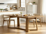 47 Inch Rectangular Dining Table with Sturdy Base 41494717