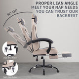 Gaming Chair with Massage,Ergonomic PC Gaming Chair with Footrest Comfortable Headrest and Lumbar W2367P288667