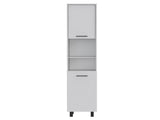Thorndike 2-Shelf Rectangle Pantry Cabinet White B06280433