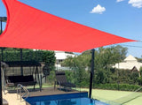12'X16' Scarlet HDPE sunshade sail 01002648