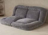Convertible Fold-Out Single Sofa Bed,Gray,Right, the Right Part of the Complete Product. W244P289257
