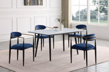 Modern Contemporary Dining Table 1pc White Sintered Stone Table Stylish Dining Furniture B011140185