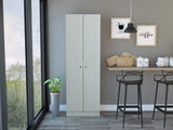 Multistorage Pantry Cabinet, Five Shelves, Double Door Cabinet -Pearl B20091966