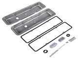 Polished Aluminum Finned Short Valve Cover Fits for SBC Small Block Chevy 350 1958-1986 52519792