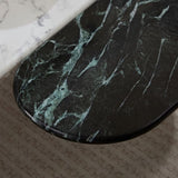 Faux Marble Coffee Tables Accent Tea Tables with Gold Metal Foot for Living Room Home Office W876P221049