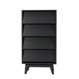 4 Drawer Double Dresser Features Vintage-style and Bevel Design W578P170158