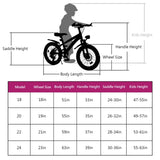 FKZNPJ 24 Inch Kids Mountain Bike for Boys & Girls Ages 7-12 7-Speed Gears, Dual Disc Brakes, W2921P271644