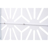 Outdoor & Indoor Privacy Metal Privacy 76" H48" W, Freestanding Decorative Privacy W465P193278
