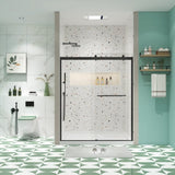 ZNTS Bypass shower door, sliding door, with 5/16