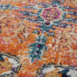 Boho Medallion Woven Area Rug B03598009
