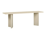 Stylish Console Table with Pine Veneer Geometric Legs,Suitable for Living Room, Study N711P289142K