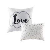 Full/Queen Metallic Printed Duvet Cover Set B03596036